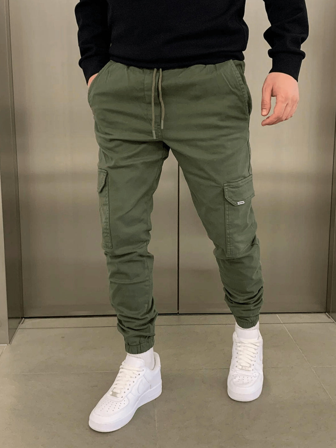 Anders | Cargo Bukser Herre Joggingbukser med Lommer