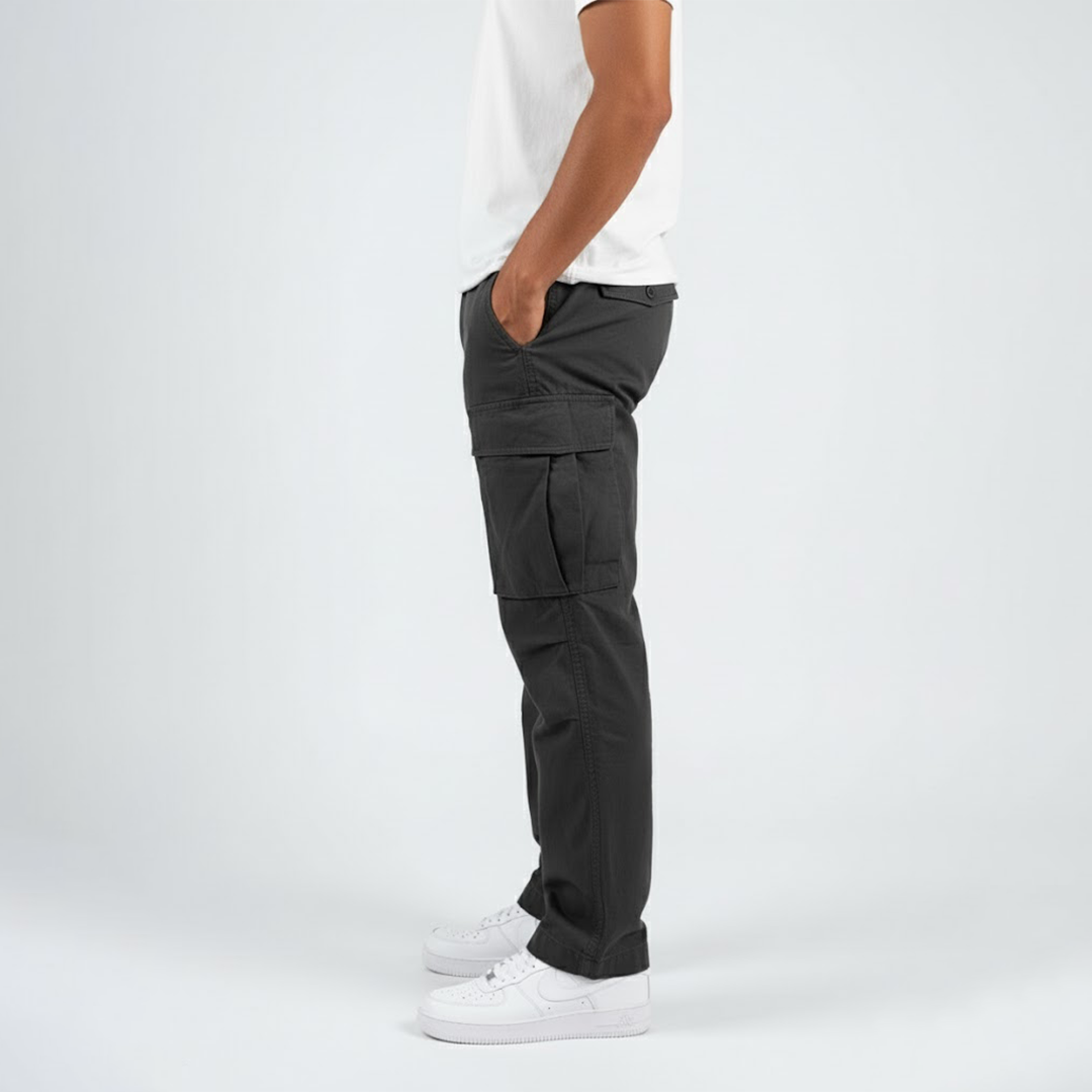 Anders | Cargo Bukser Herre Relaxed Fit Sidelommer