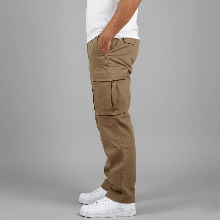 Anders | Cargo Bukser Herre Relaxed Fit Sidelommer