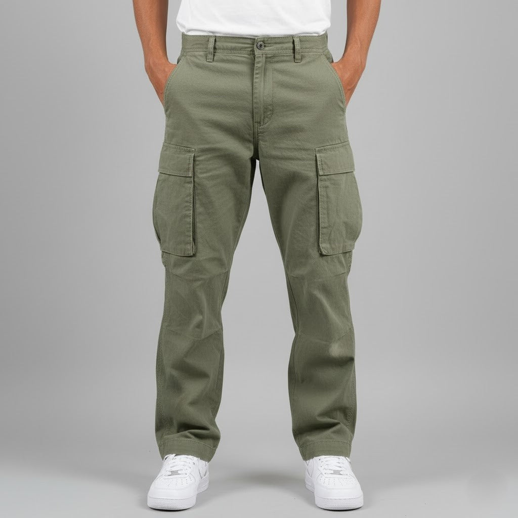 Anders | Cargo Bukser Herre Relaxed Fit Sidelommer