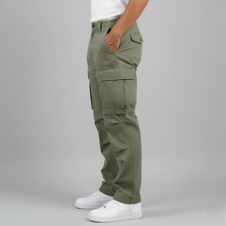 Anders | Cargo Bukser Herre Relaxed Fit Sidelommer