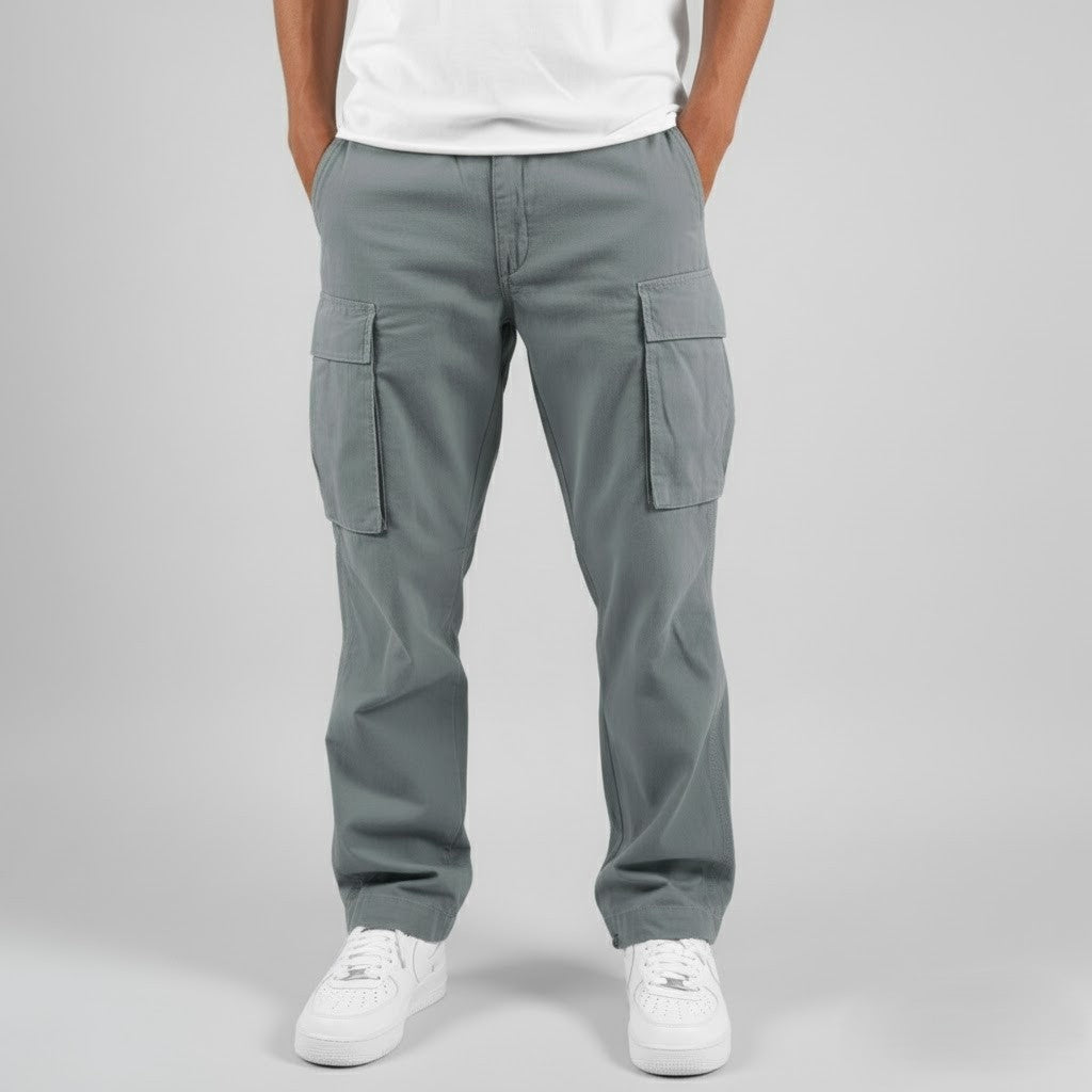 Anders | Cargo Bukser Herre Relaxed Fit Sidelommer