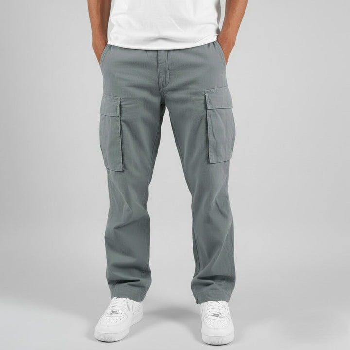 Anders | Cargo Bukser Herre Relaxed Fit Sidelommer