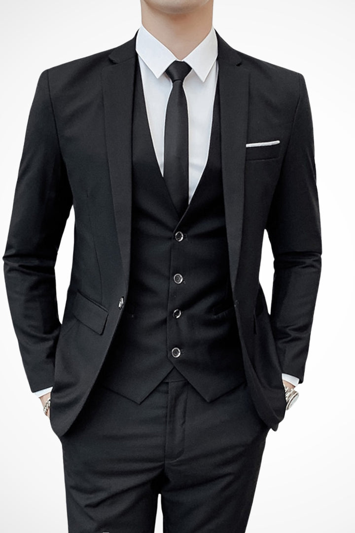 Anders | Herre 3-delt Slim Fit Dragt Notch Revers Bryllupsgæst