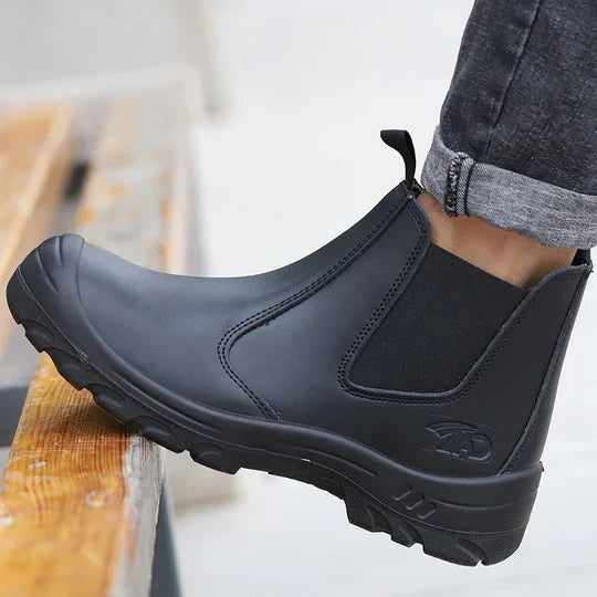 Anders | Sikkerhedsstøvler Herre Læder Slip-On Ståltå