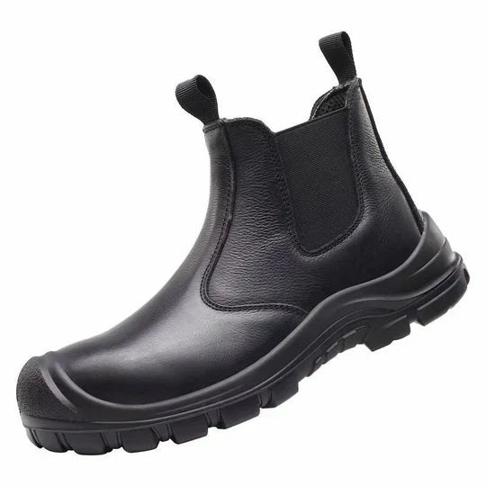 Anders | Sikkerhedsstøvler Herre Læder Slip-On Ståltå