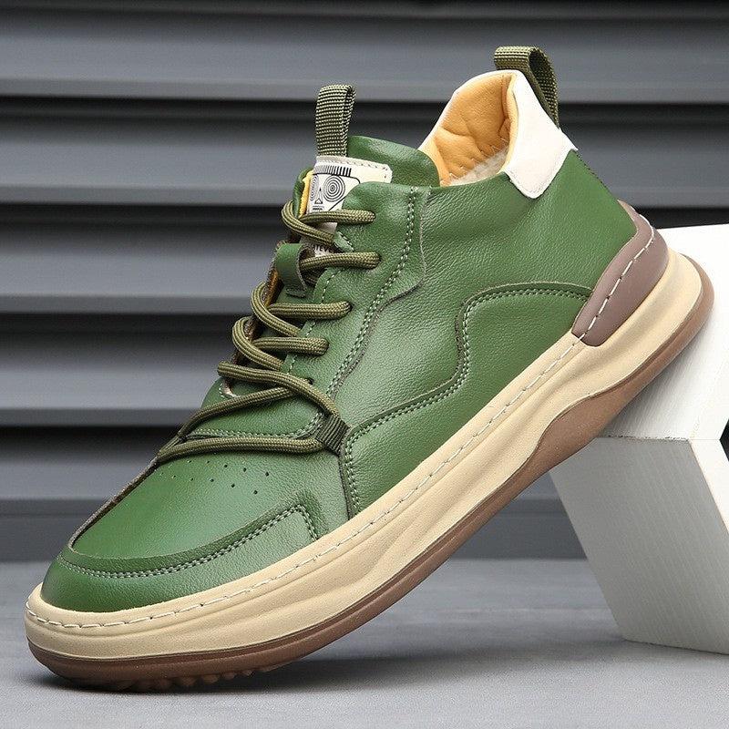 Emil | Sneakers Herre Ægte Læder Snørebånd