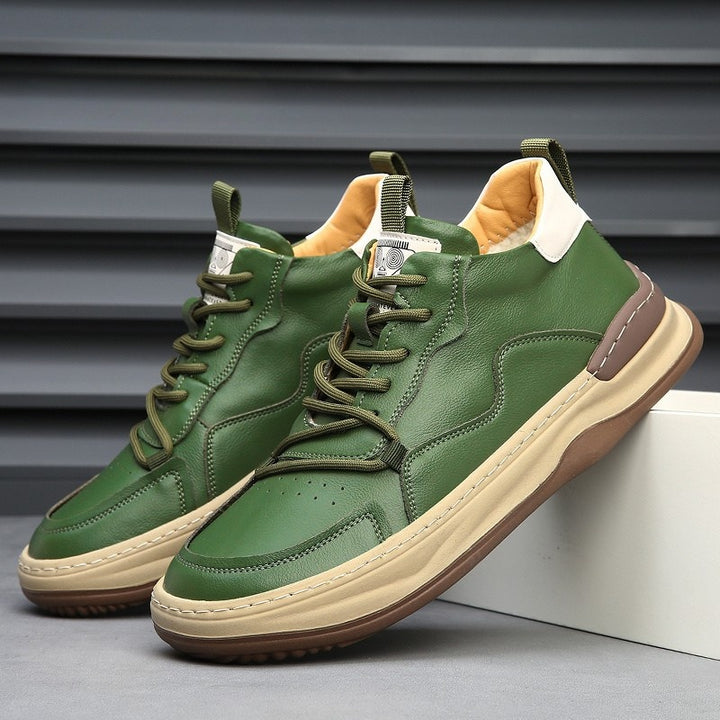 Emil | Sneakers Herre Ægte Læder Snørebånd