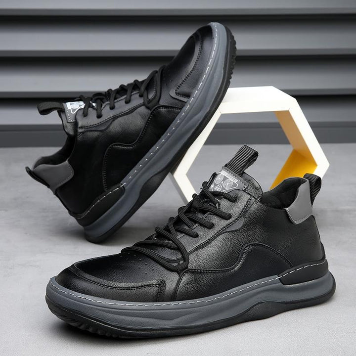 Emil | Sneakers Herre Ægte Læder Snørebånd