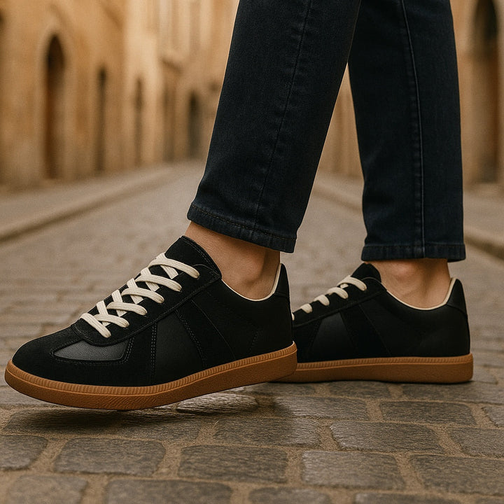 Frederik | Sneakers Herre Ruskind Snørebånd Lav Profil