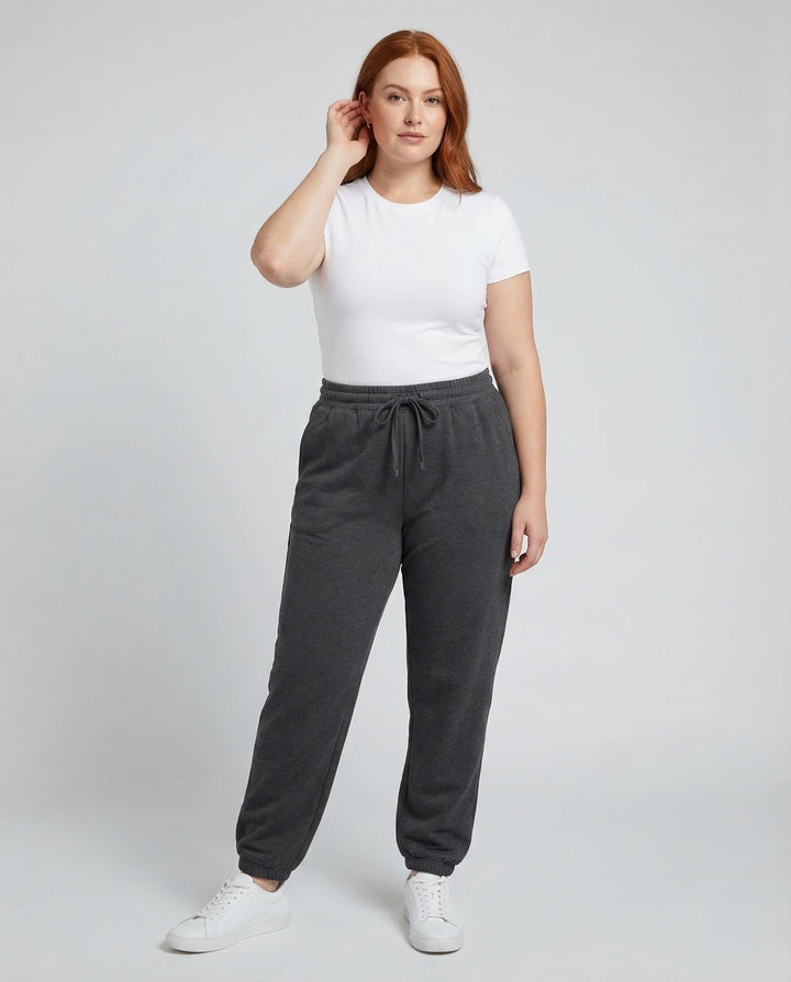 Freja | Joggingbukser Dame Afslappet Tapered Snøretalje