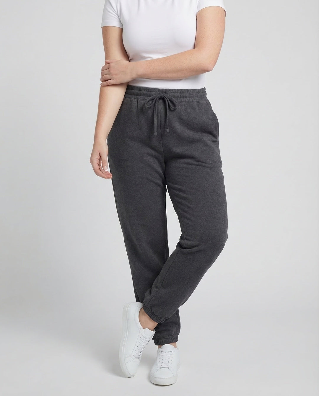 Freja | Joggingbukser Dame Afslappet Tapered Snøretalje