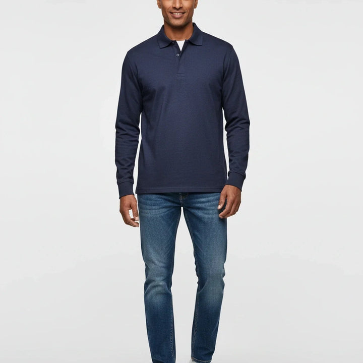 Henrik | Polo Langærmet Herre Klassisk Krave