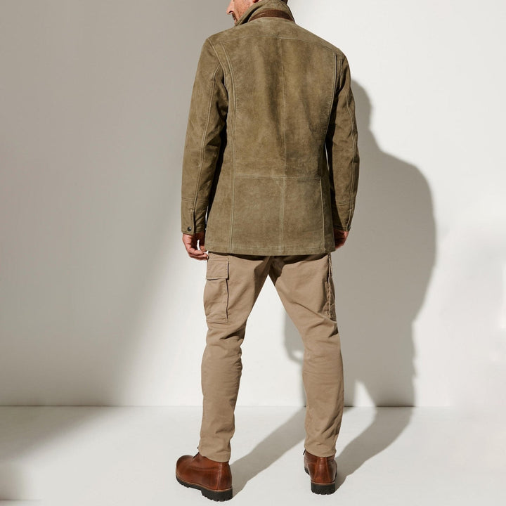 Henrik | Ruskind Jakke Herre Vintage Blazer Stil