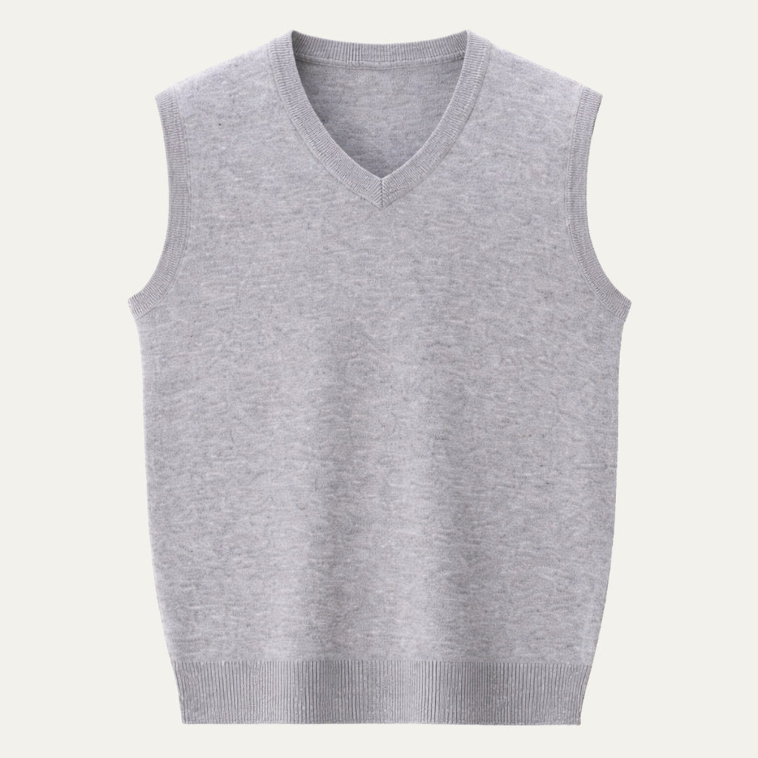 Henrik | Sweater Vest Herre V-hals Strik