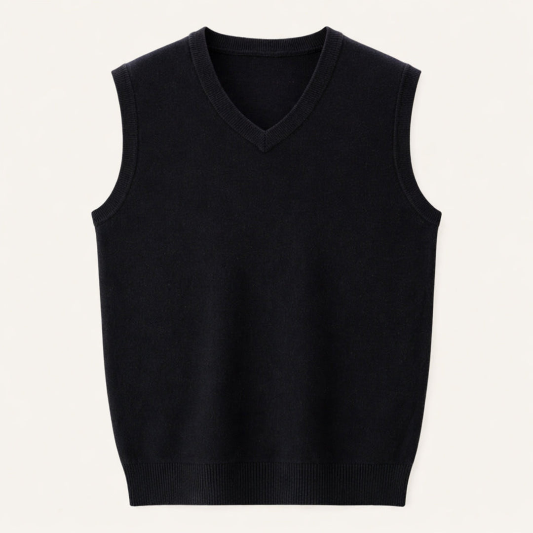 Henrik | Sweater Vest Herre V-hals Strik