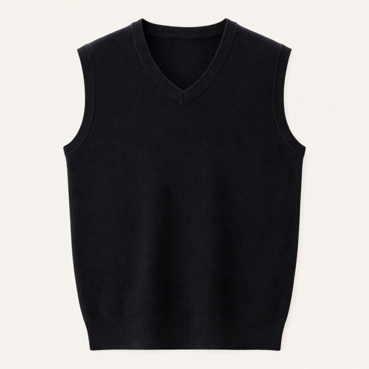 Henrik | Sweater Vest Herre V-hals Strik