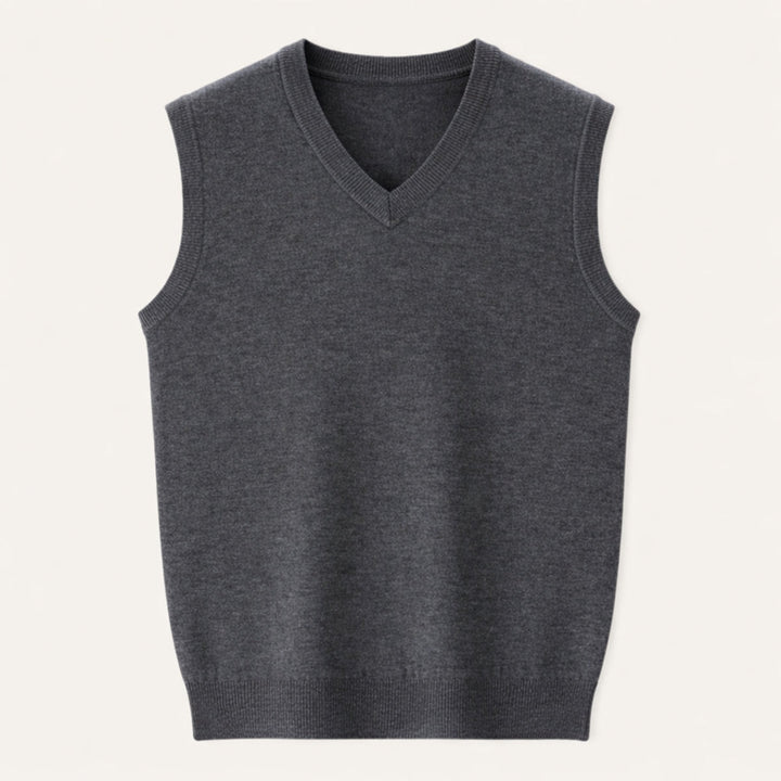 Henrik | Sweater Vest Herre V-hals Strik