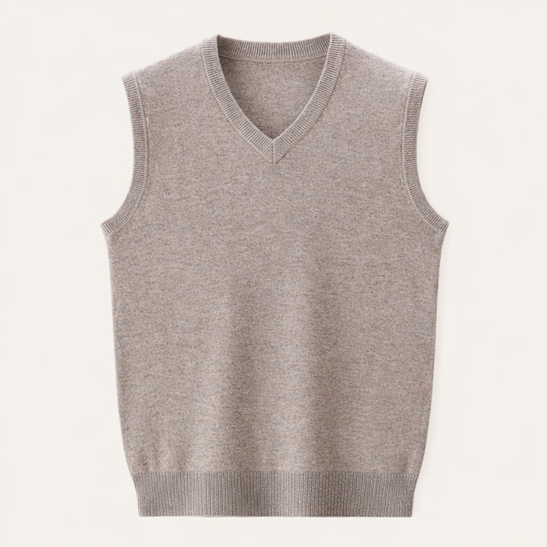 Henrik | Sweater Vest Herre V-hals Strik