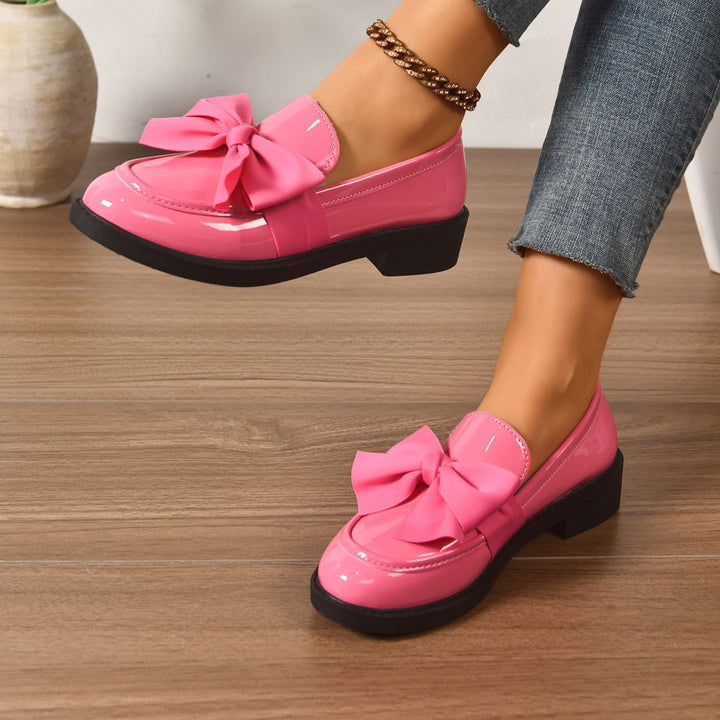 Ida | Loafers Lak Sko Dame Sløjfe Oxford