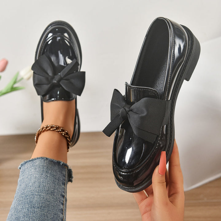Ida | Loafers Lak Sko Dame Sløjfe Oxford