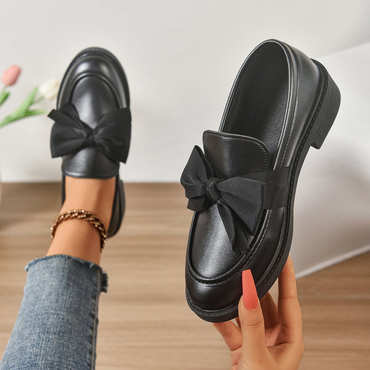 Ida | Loafers Lak Sko Dame Sløjfe Oxford