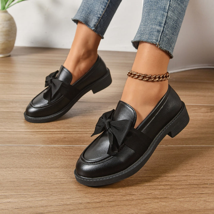 Ida | Loafers Lak Sko Dame Sløjfe Oxford