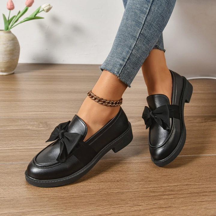 Ida | Loafers Lak Sko Dame Sløjfe Oxford