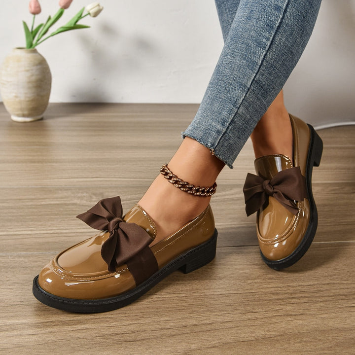 Ida | Loafers Lak Sko Dame Sløjfe Oxford