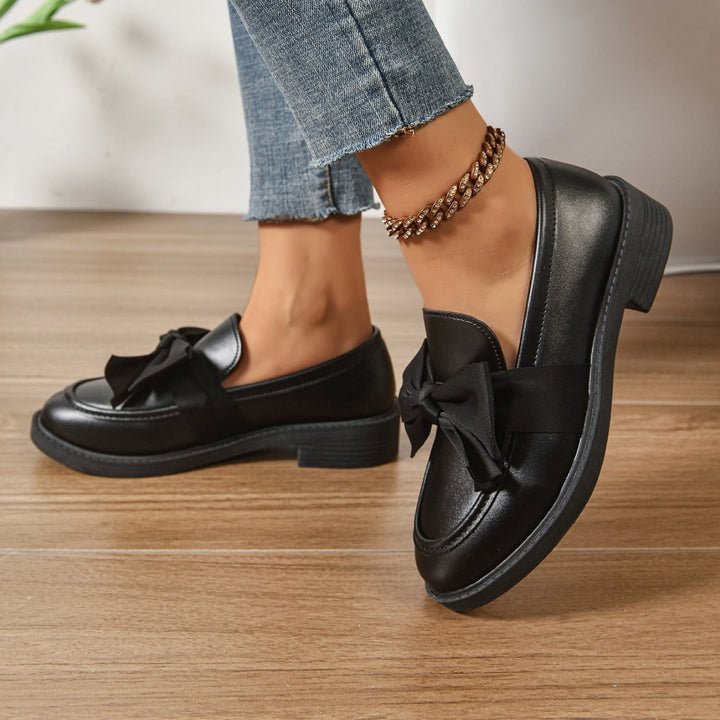 Ida | Loafers Lak Sko Dame Sløjfe Oxford