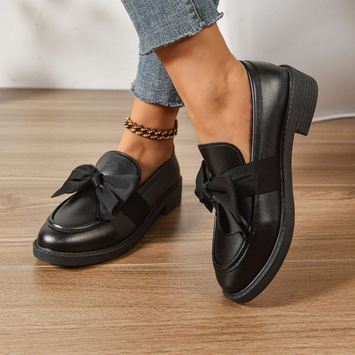 Ida | Loafers Lak Sko Dame Sløjfe Oxford