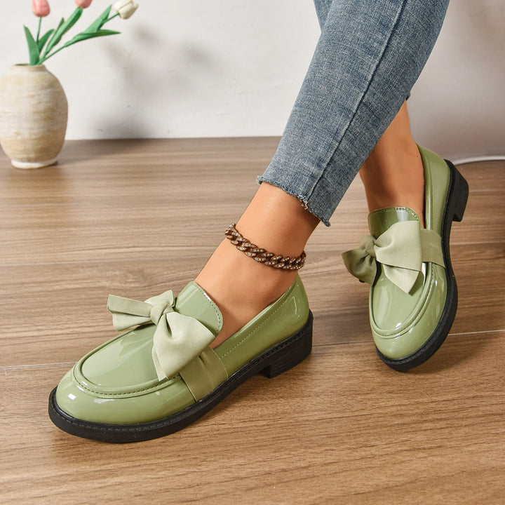 Ida | Loafers Lak Sko Dame Sløjfe Oxford
