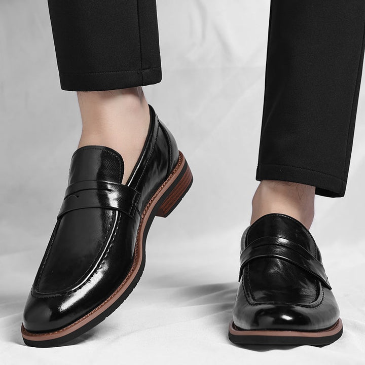 Jesper | Penny Loafer i Læder Herre Oxford Derby