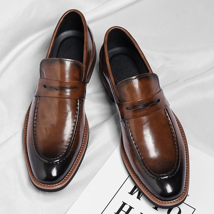 Jesper | Penny Loafer i Læder Herre Oxford Derby