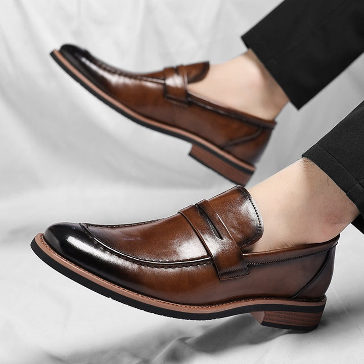 Jesper | Penny Loafer i Læder Herre Oxford Derby