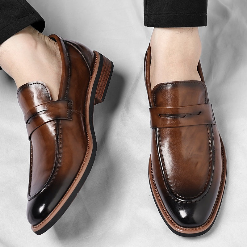 Jesper | Penny Loafer i Læder Herre Oxford Derby