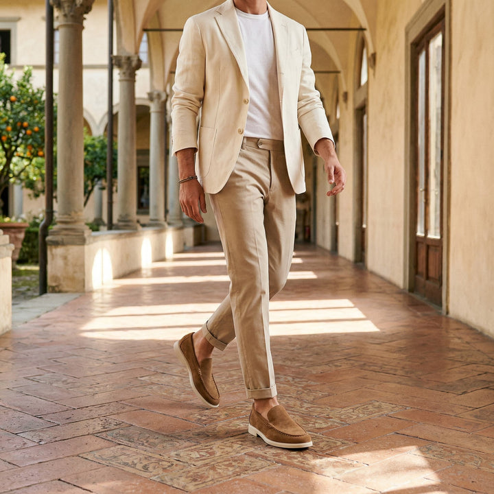 Jonas | Loafers i Ruskind Sko Herre Slip-on
