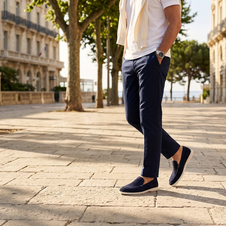 Jonas | Loafers i Ruskind Sko Herre Slip-on