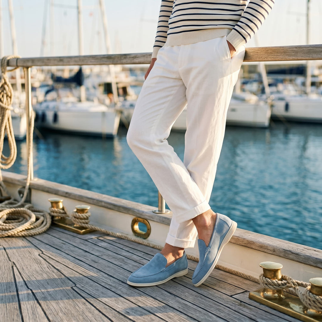 Jonas | Loafers i Ruskind Sko Herre Slip-on
