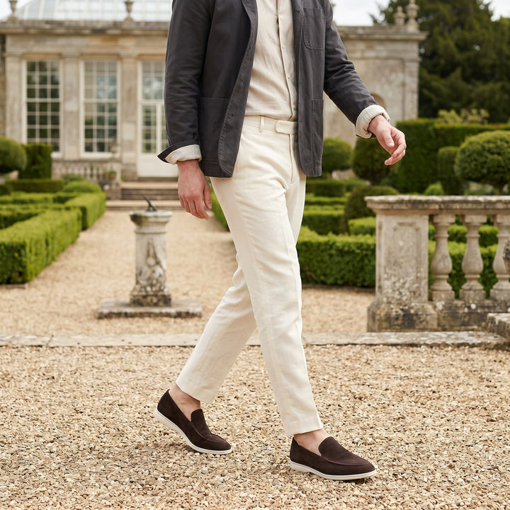 Jonas | Loafers i Ruskind Sko Herre Slip-on