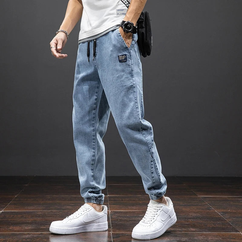 Kasper | Jeans Herre Denim Jogger Elastisk Talje