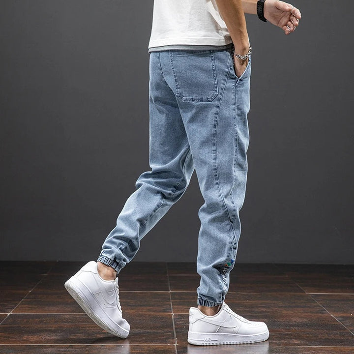 Kasper | Jeans Herre Denim Jogger Elastisk Talje