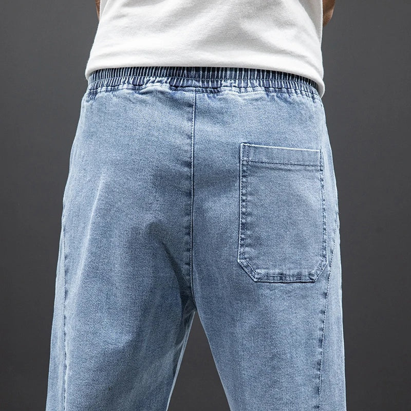 Kasper | Jeans Herre Denim Jogger Elastisk Talje
