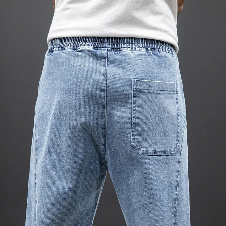 Kasper | Jeans Herre Denim Jogger Elastisk Talje