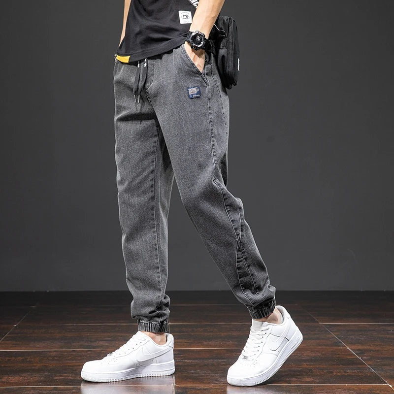 Kasper | Jeans Herre Denim Jogger Elastisk Talje