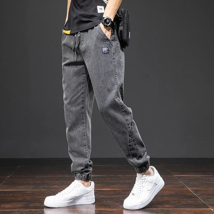 Kasper | Jeans Herre Denim Jogger Elastisk Talje