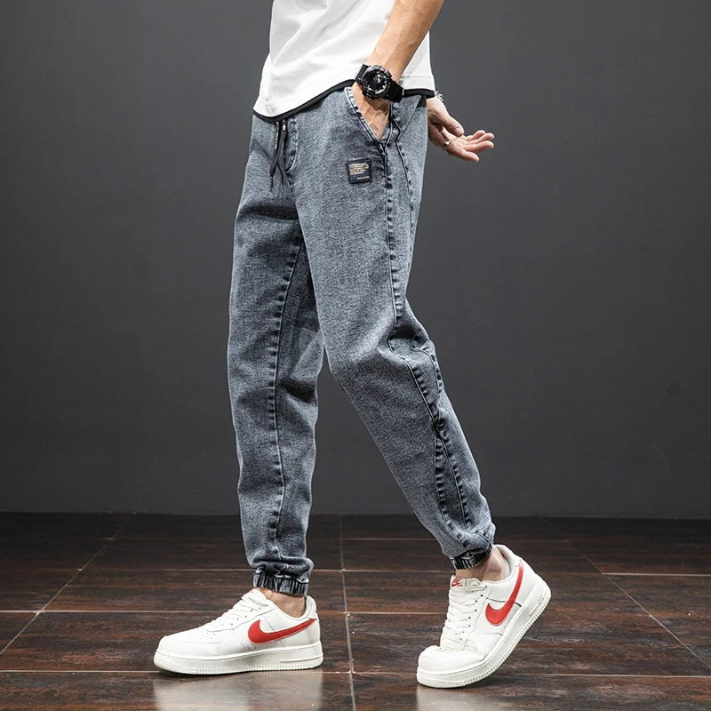 Kasper | Jeans Herre Denim Jogger Elastisk Talje
