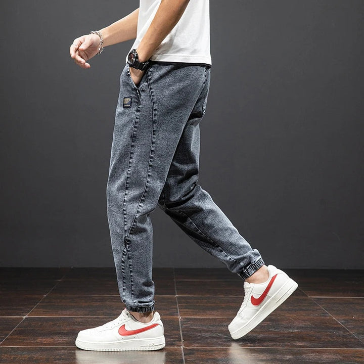 Kasper | Jeans Herre Denim Jogger Elastisk Talje