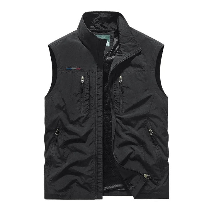 Kasper | Vest Herre Multi-Lomme Lynlås Outdoor