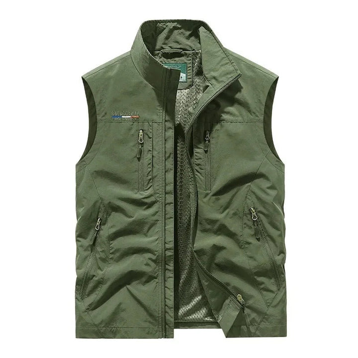 Kasper | Vest Herre Multi-Lomme Lynlås Outdoor